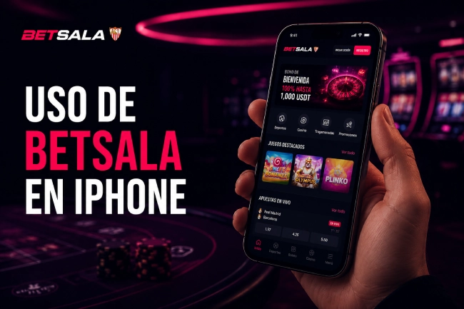 Uso de Betsala en iPhone